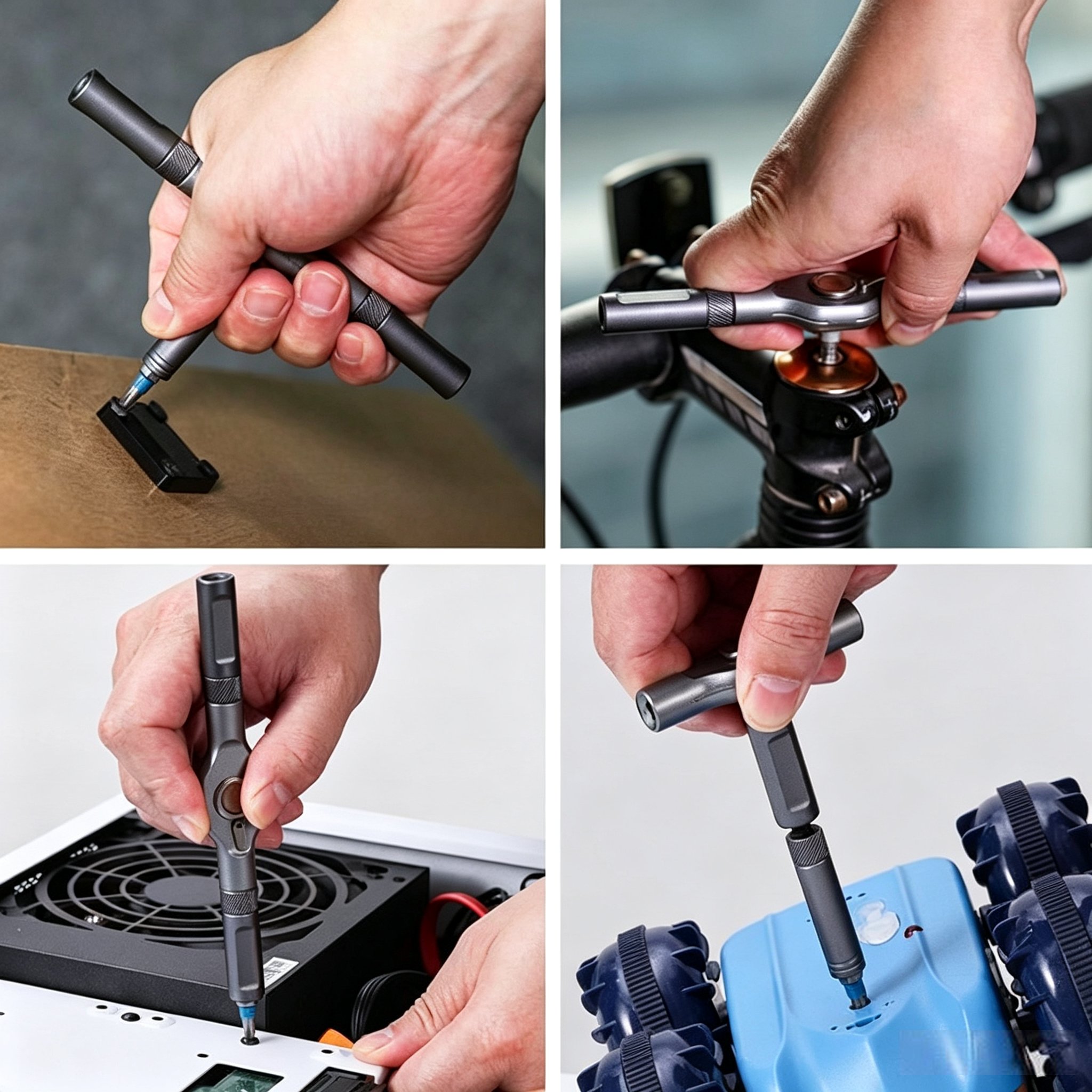 🛠️ 24-in-1 T-Handle Ratchet Screwdriver Set with S2 Bits