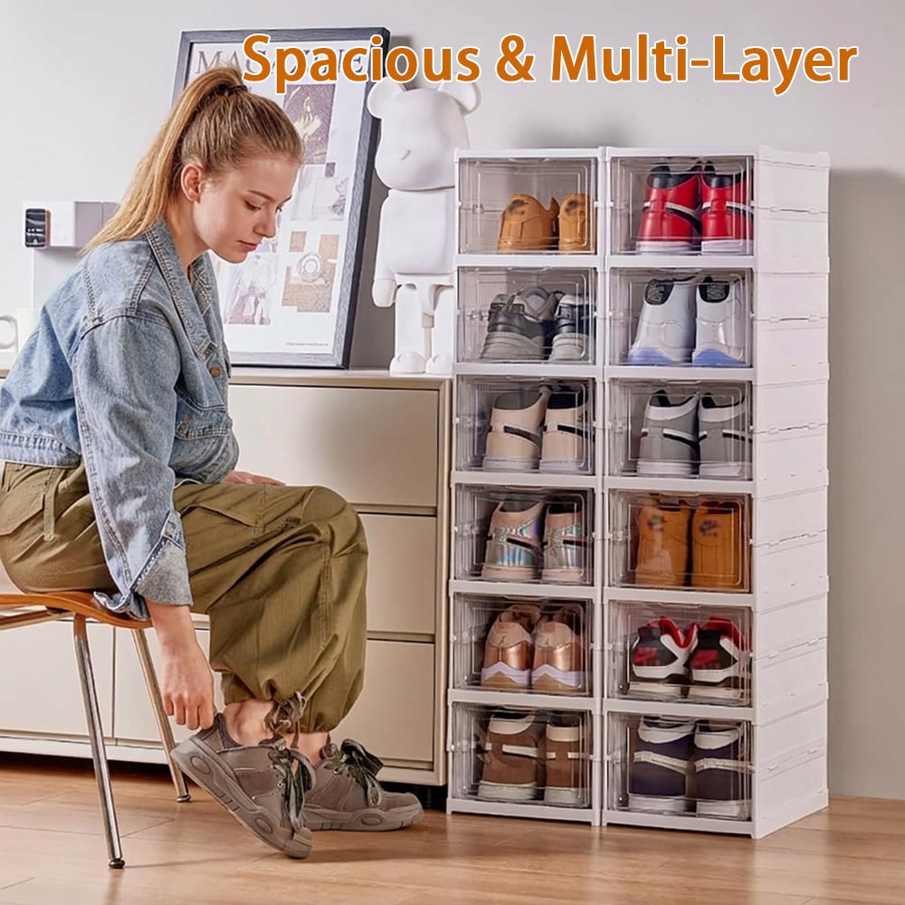 Modular Stackable Shoe Storage System