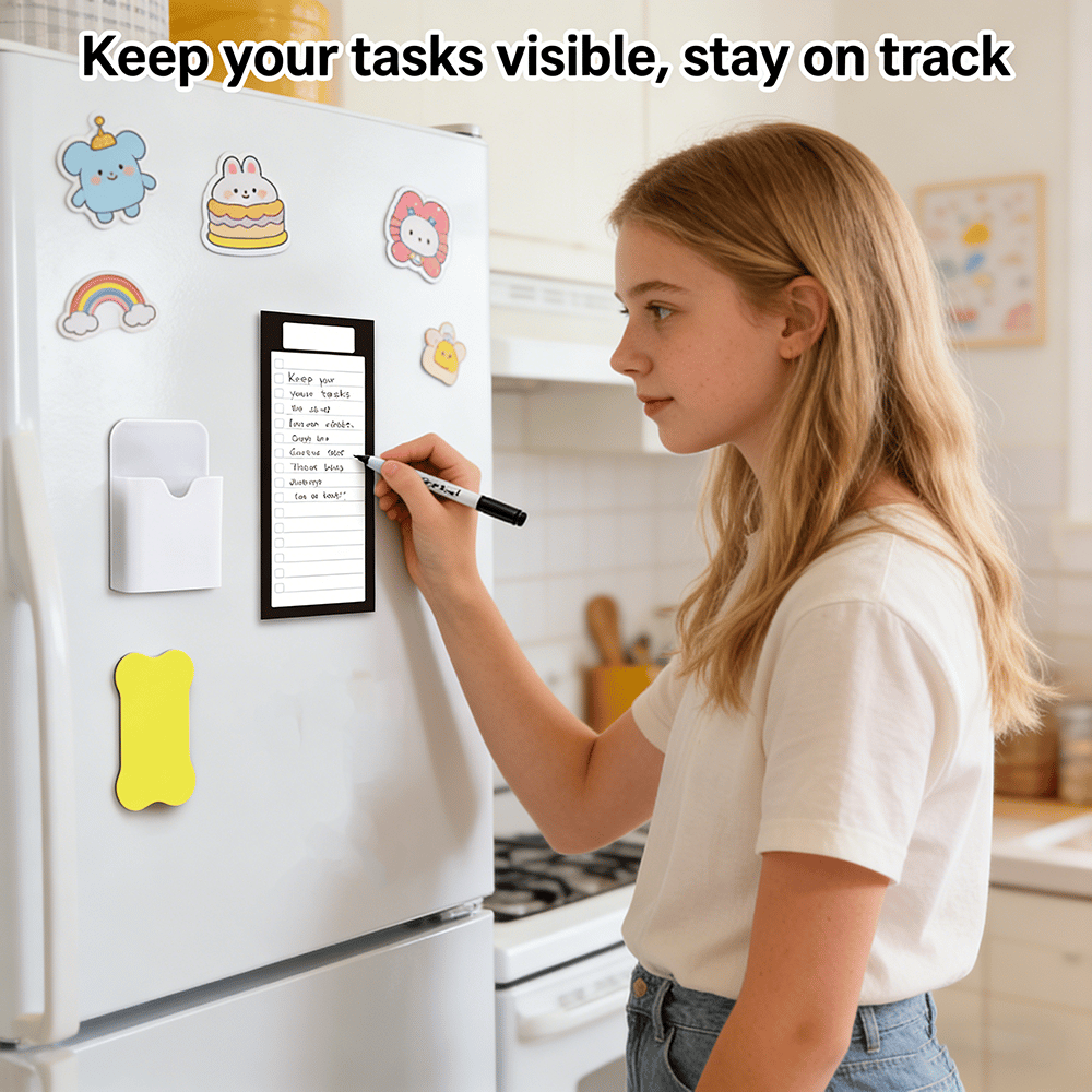 Magnetic Fridge To-Do List Board