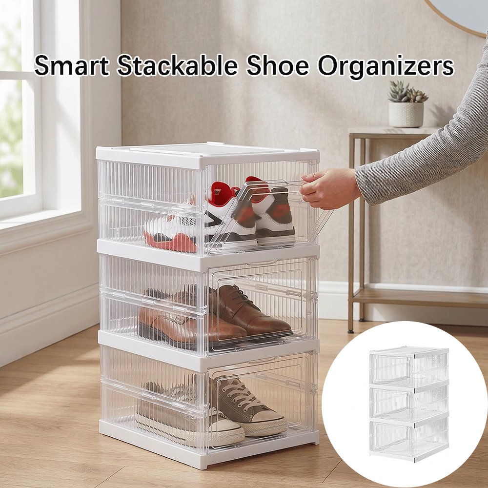 Modular Stackable Shoe Storage System