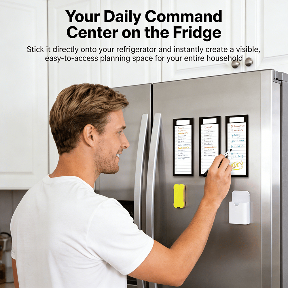 Magnetic Fridge To-Do List Board