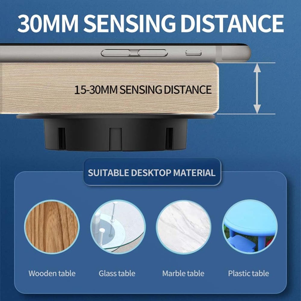 Invisible Under-Desk Wireless Charger