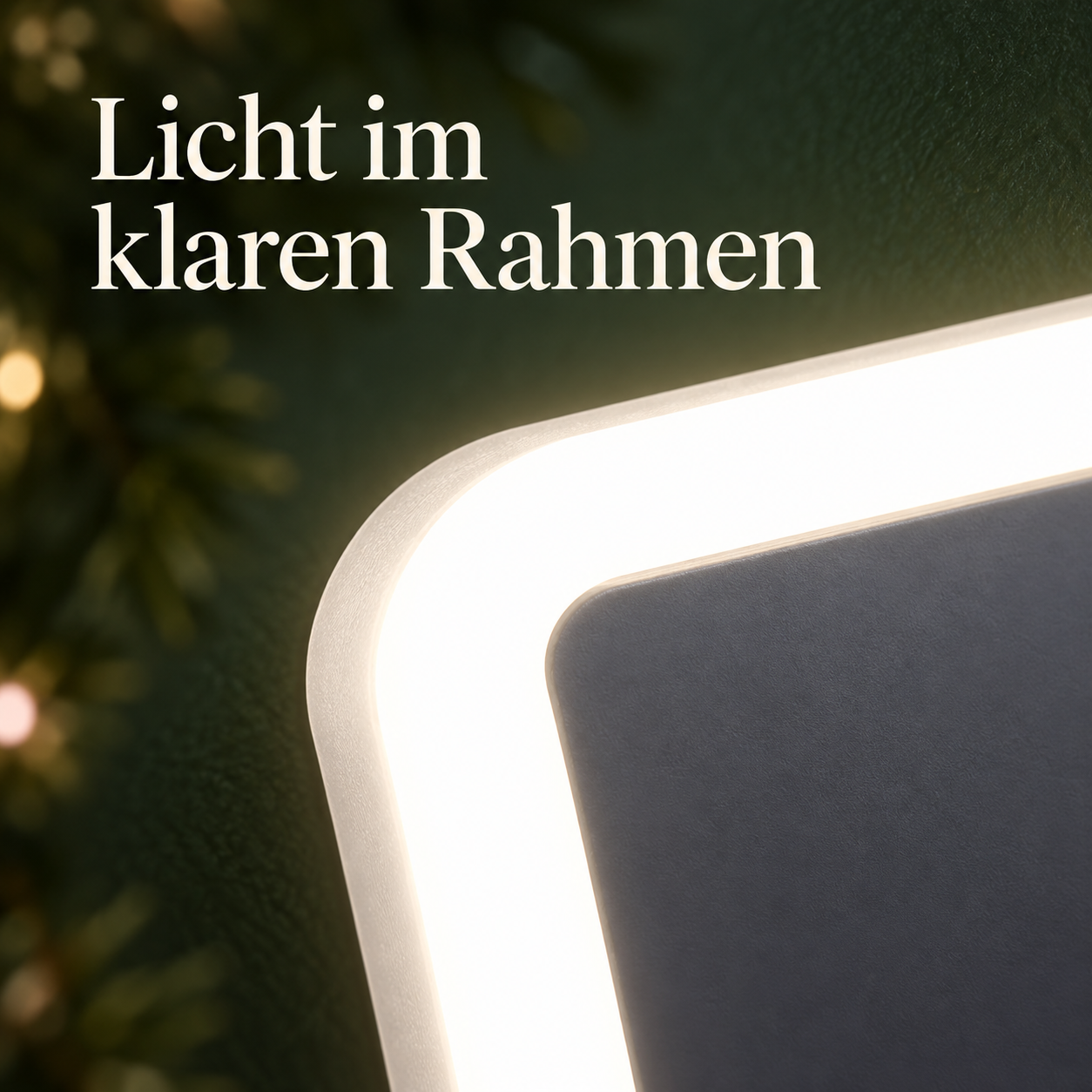 Set mit drei weißen Nachtlichtern