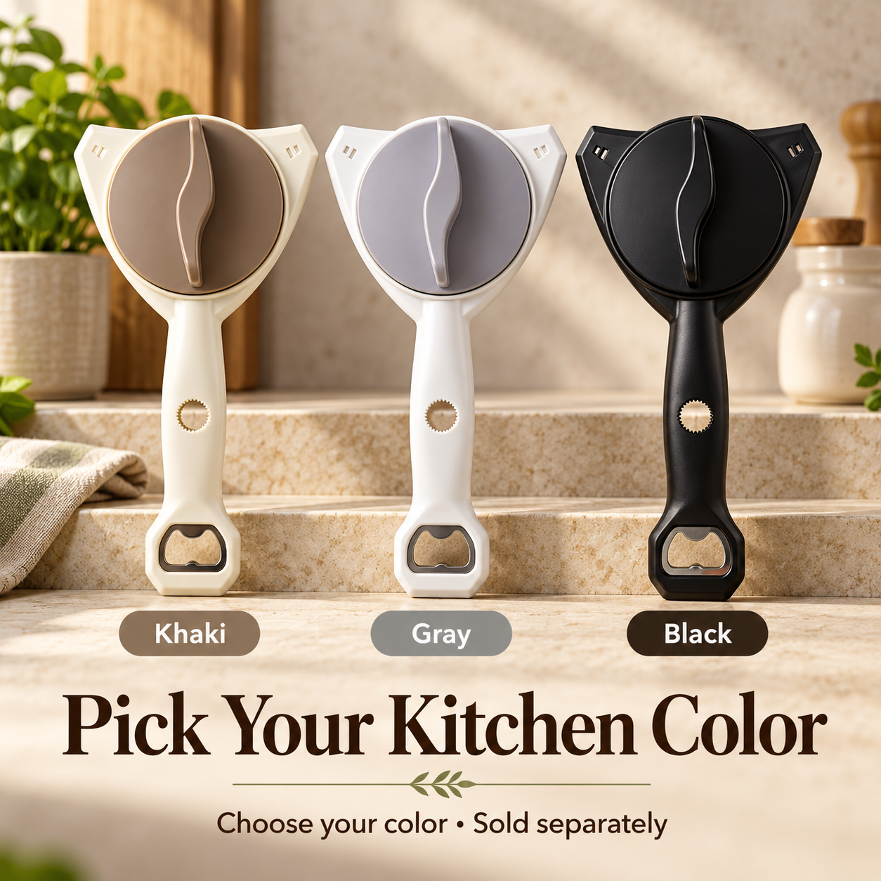 Black / 2 Sets jar opener package