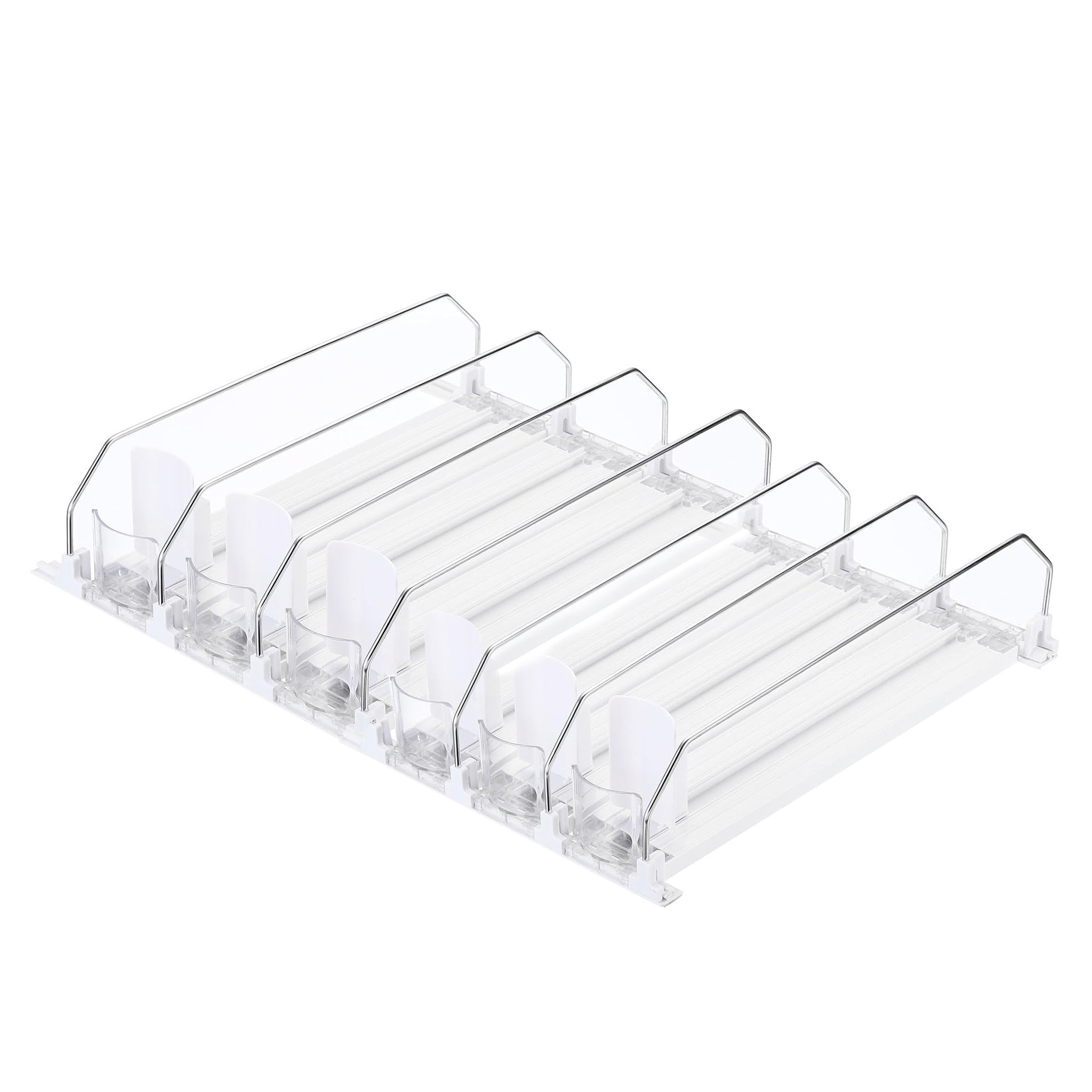 Self-Pushing Soda Can Organizer