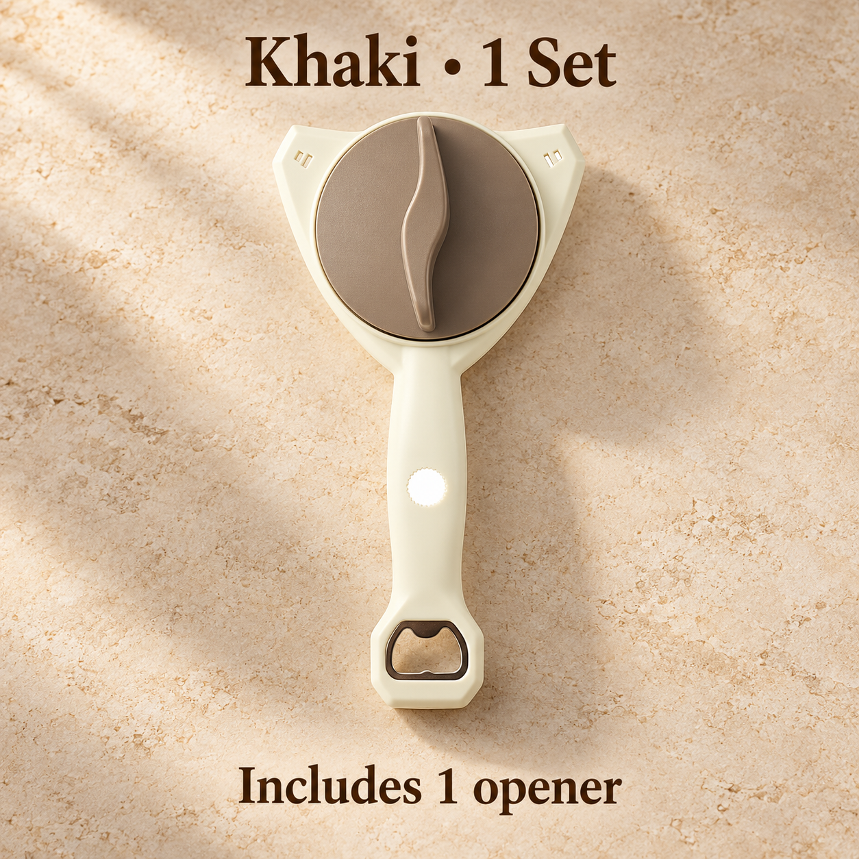 Khaki / 1 Set containing 1 opener