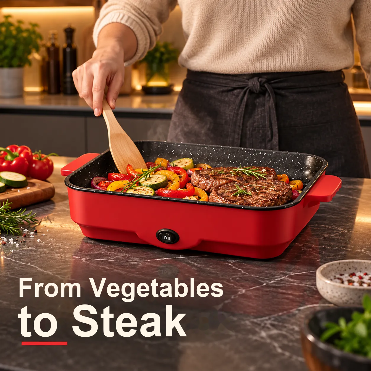 26 cm Indoor Grill – Perfect for 2–4 People