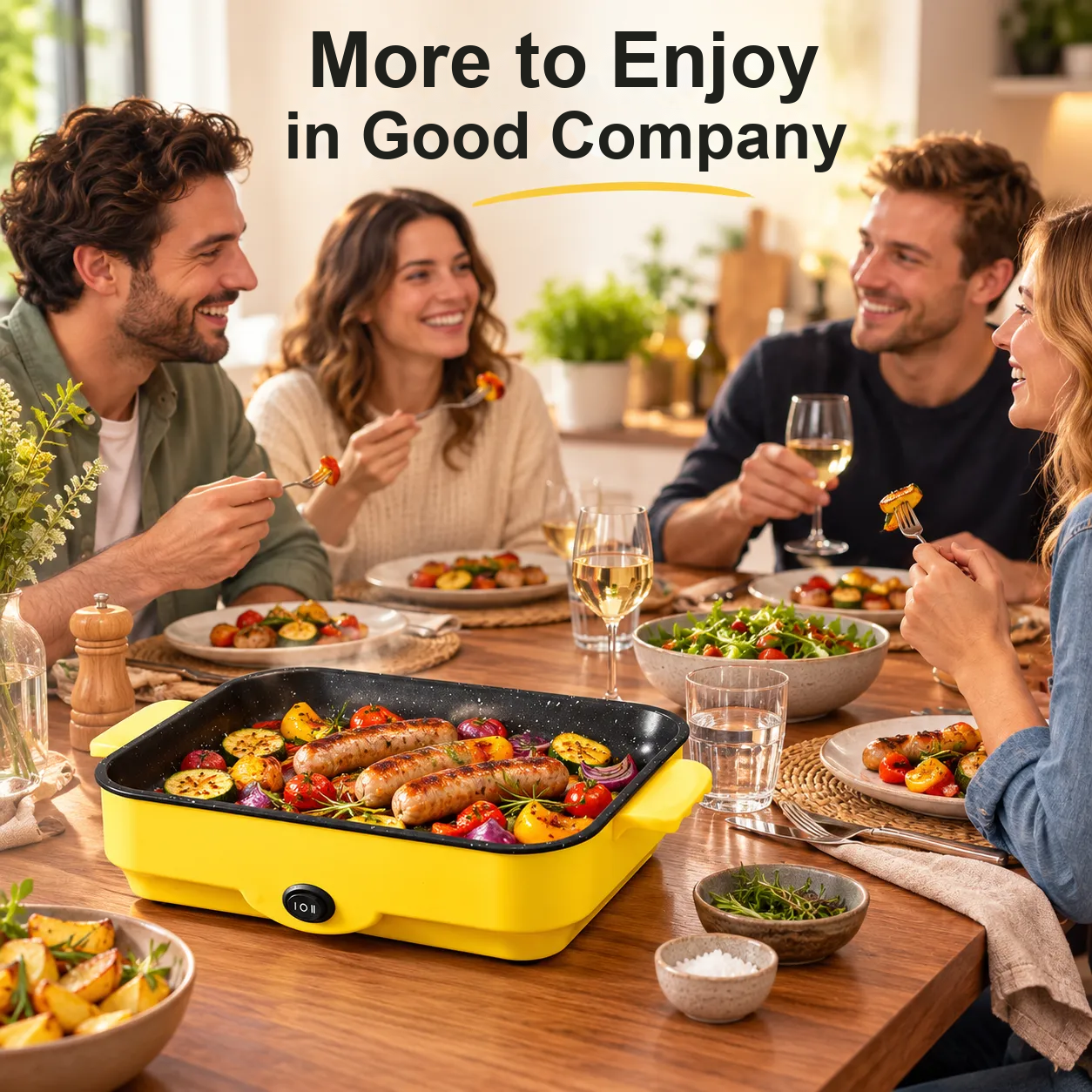 26 cm Indoor Grill – Perfect for 2–4 People