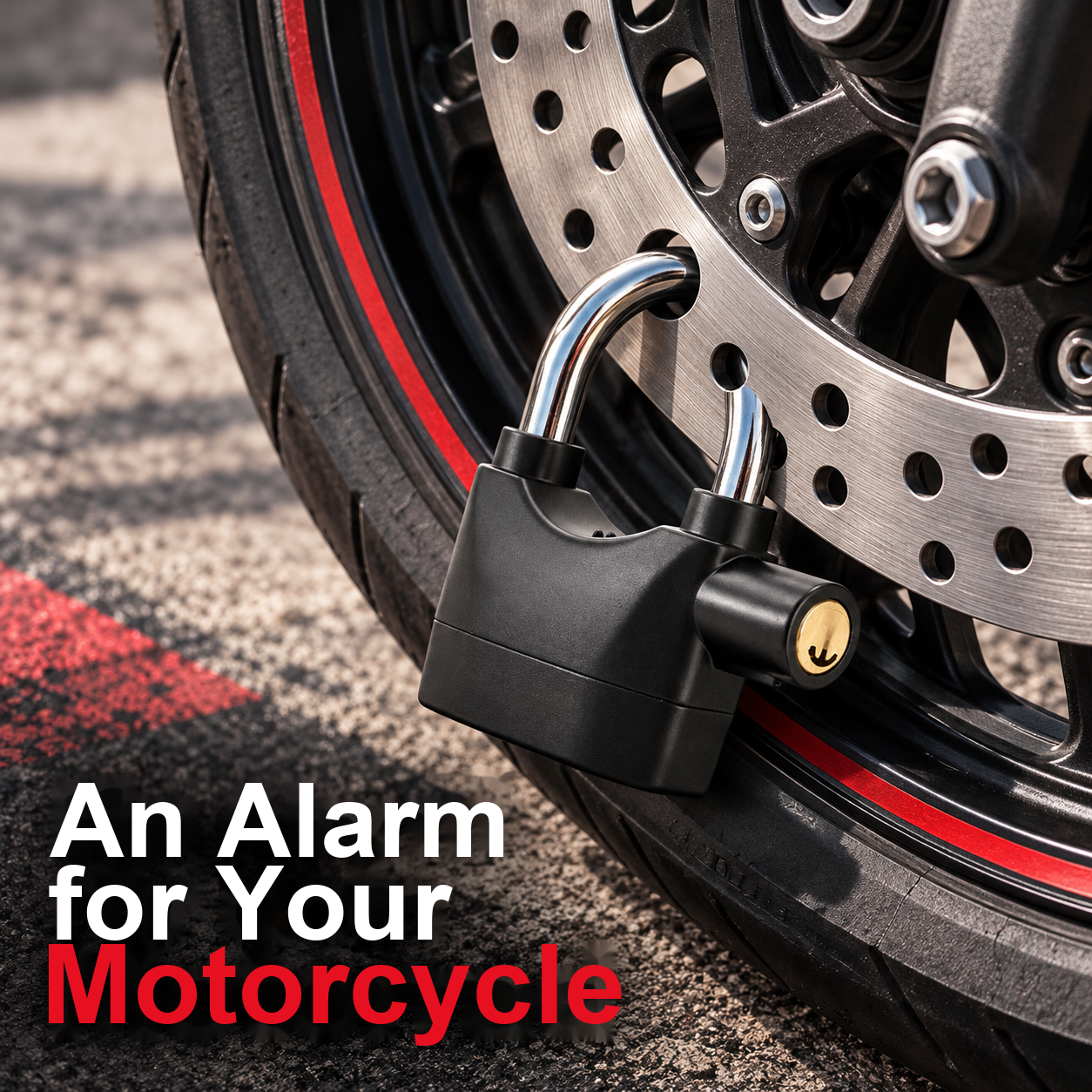 1 alarm padlock