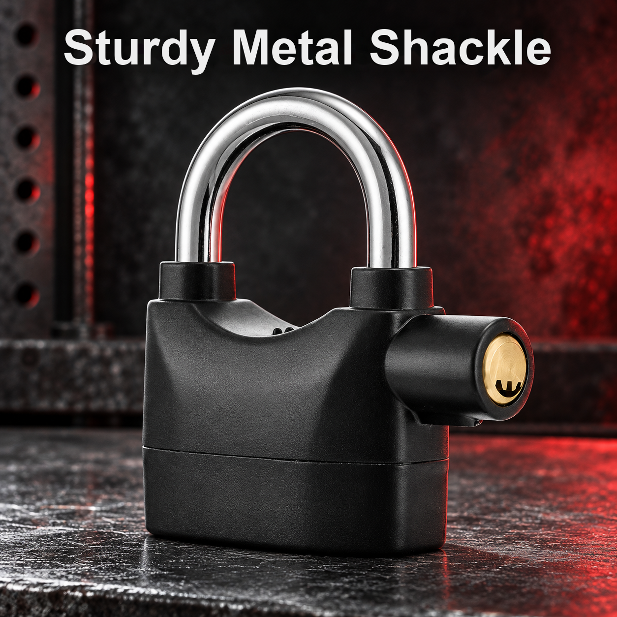 1 alarm padlock