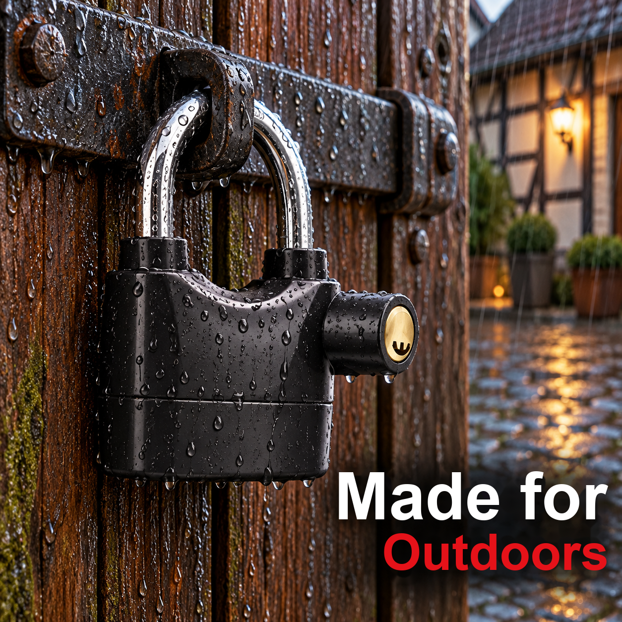 1 alarm padlock