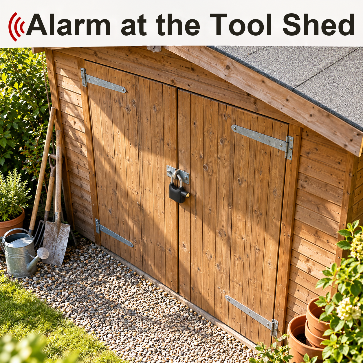1 alarm padlock