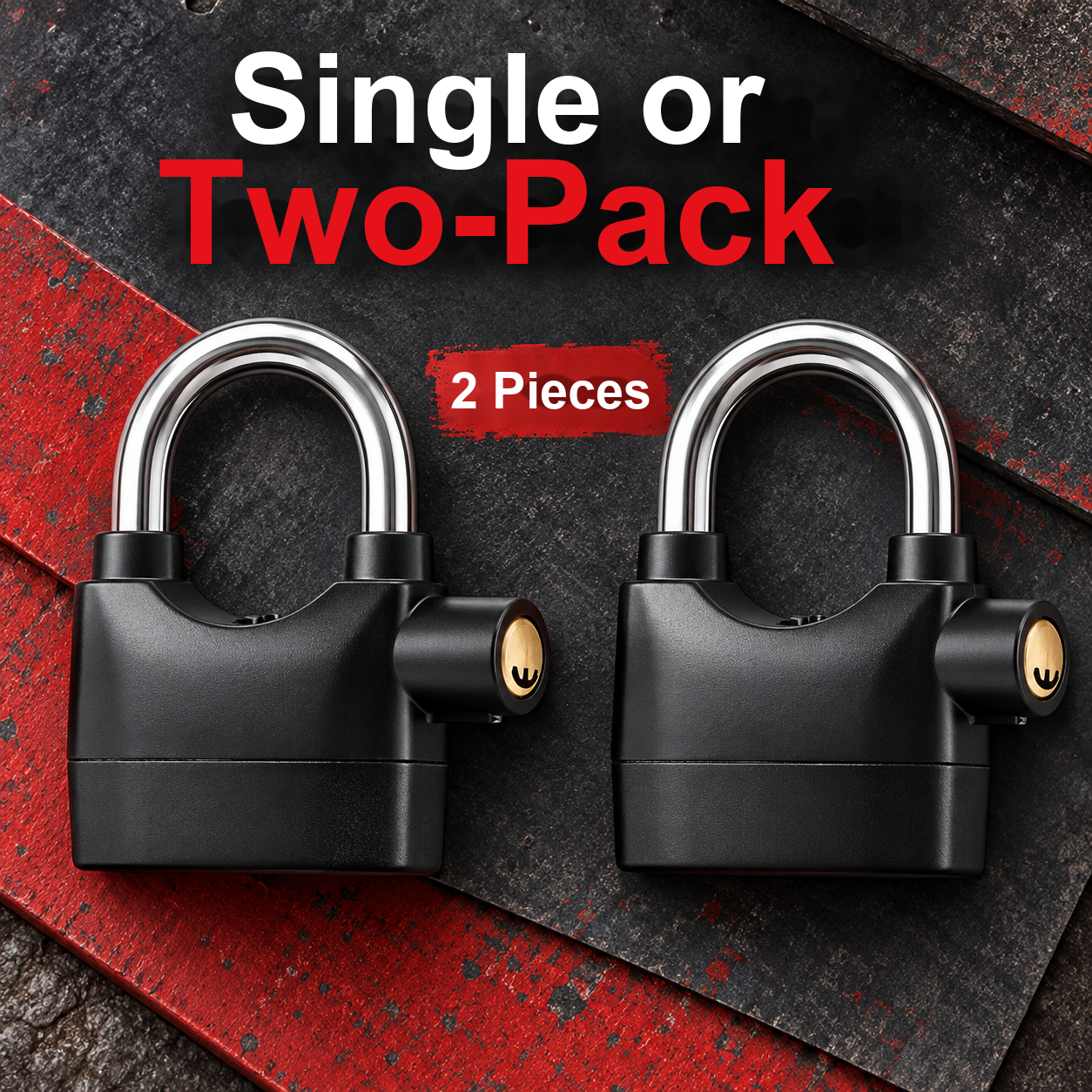 1 alarm padlock