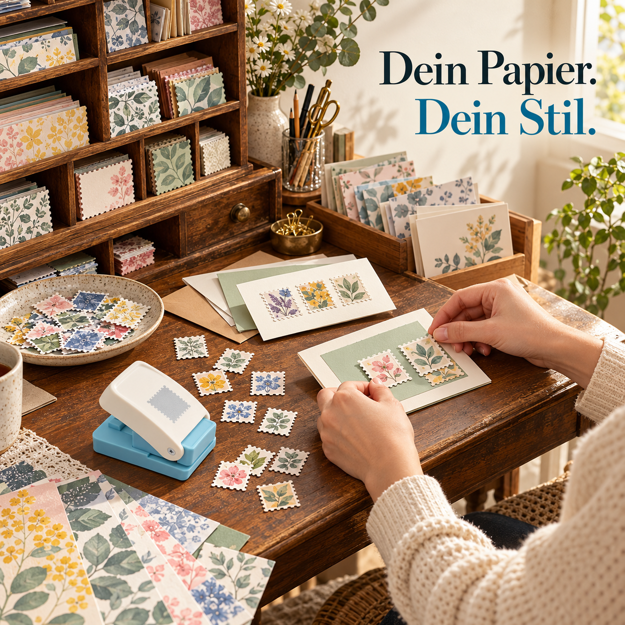 1 Stück Briefmarkenstanzer