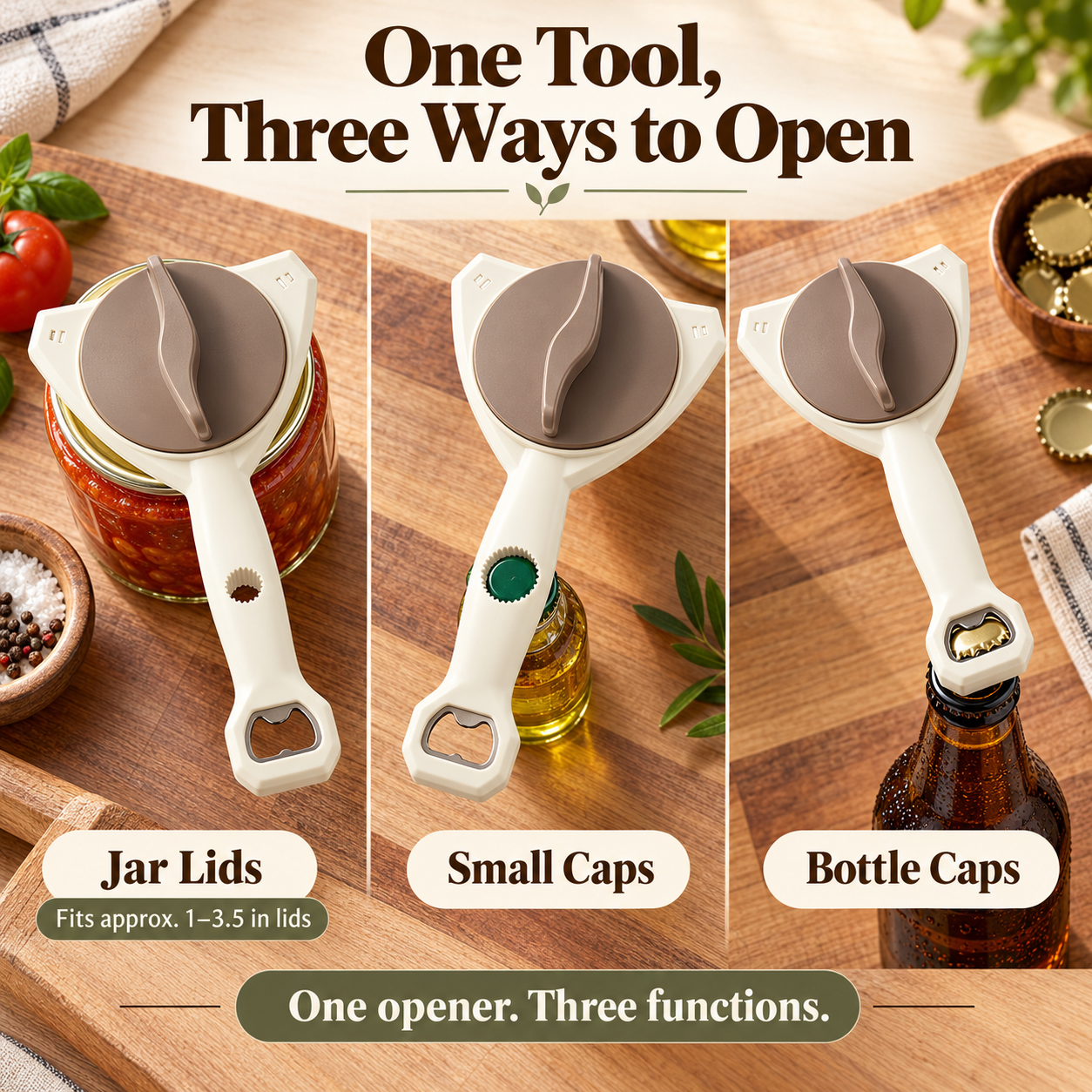 Black / 2 Sets jar opener package