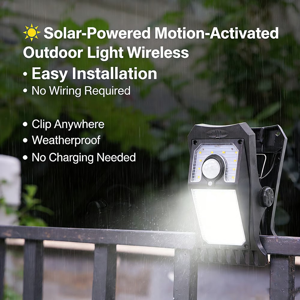 Solar Motion Sensor Garden Lights