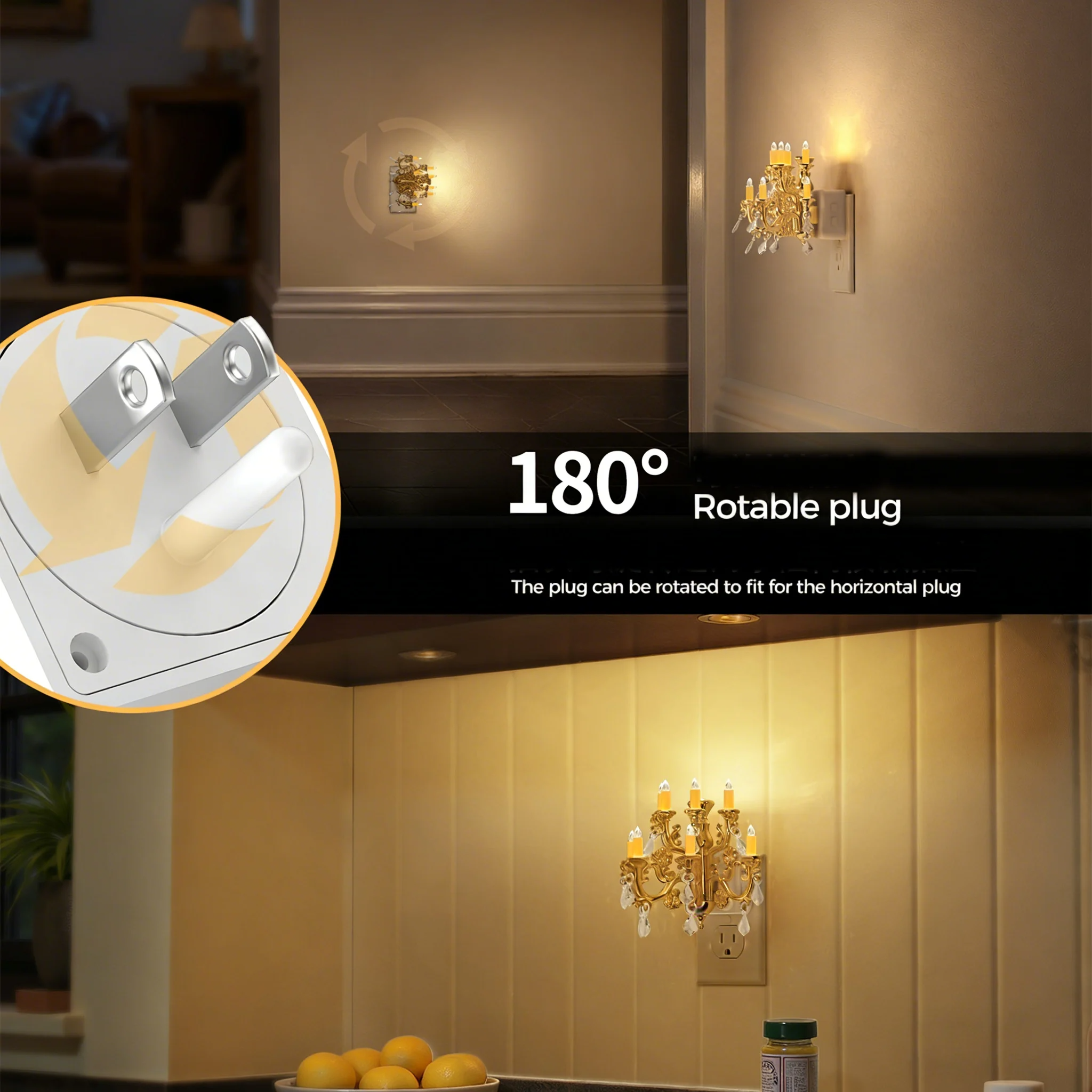 Crystal-Inspired Plug-In Ambient Lamp