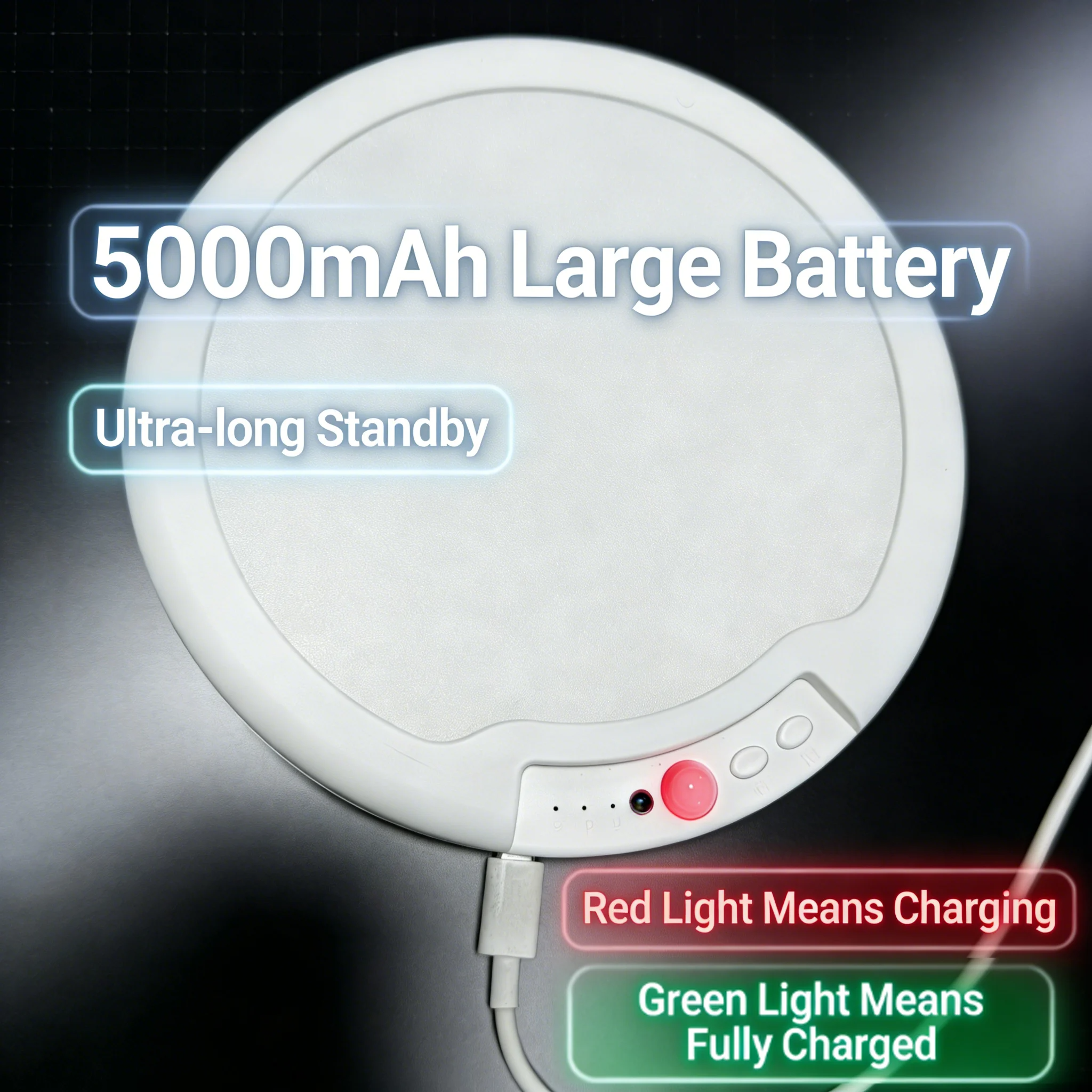 Rechargeable Motion Sensor LED Ceiling Light
