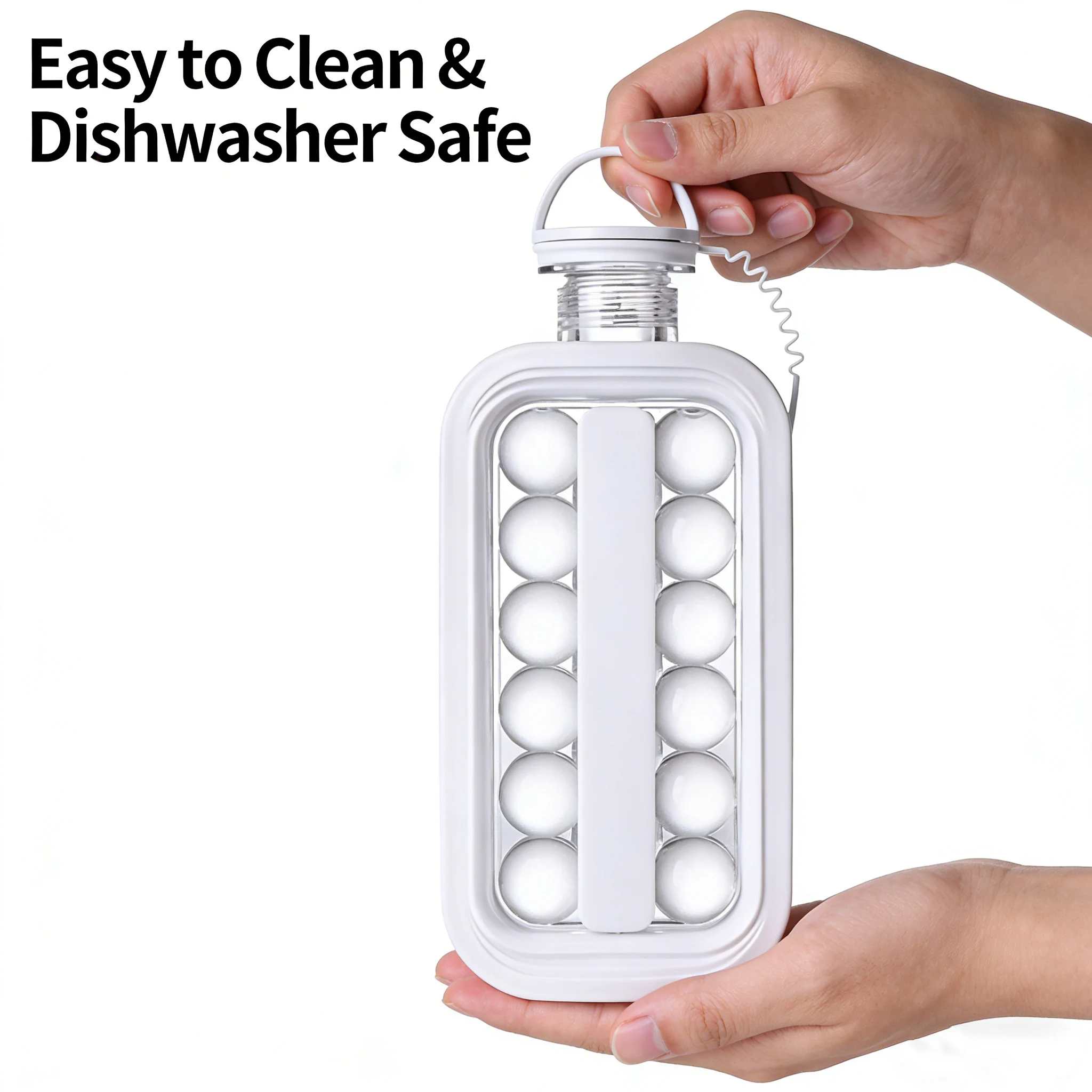 2-in-1 Ice Ball Maker Bottle