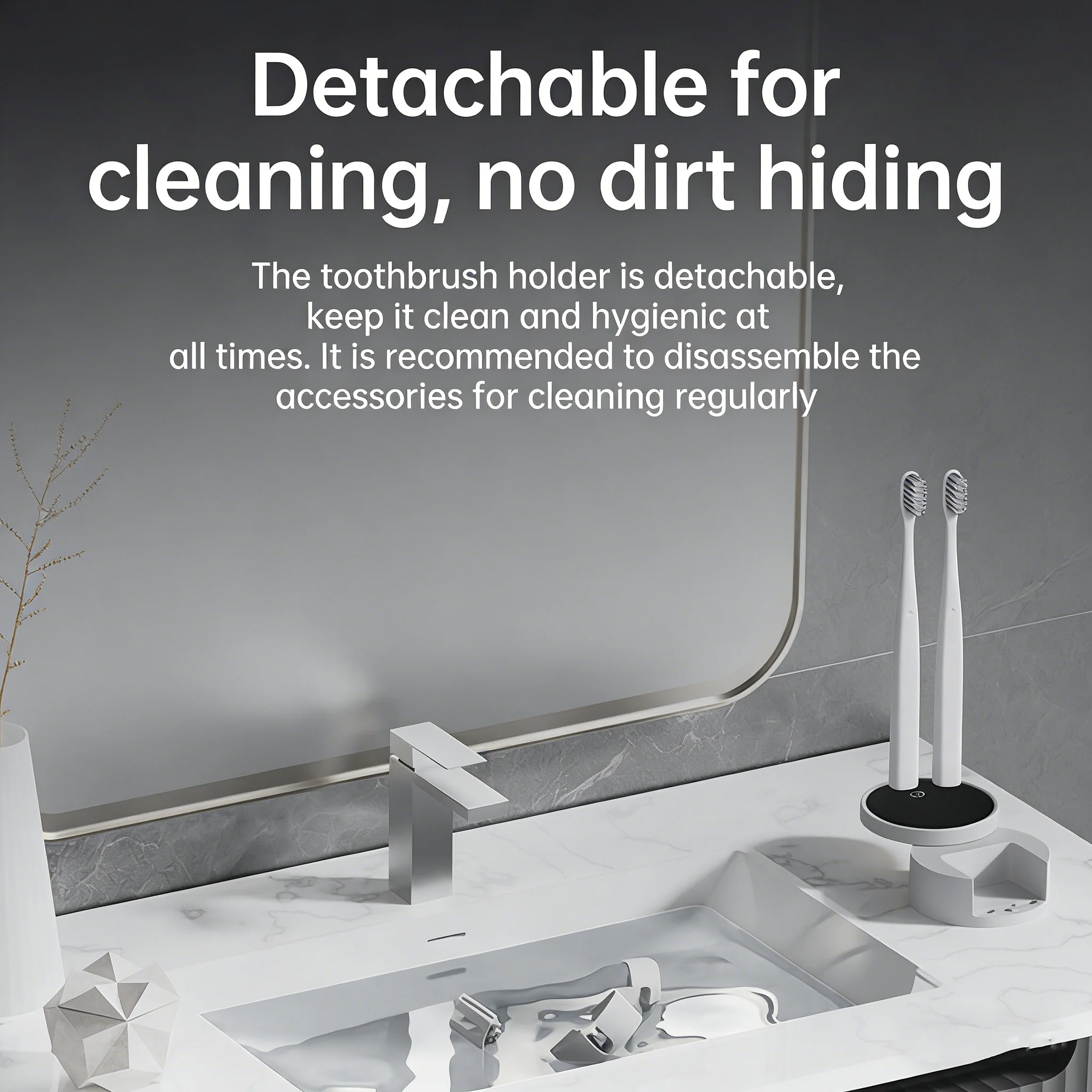 Wireless Charging UV Toothbrush Sterilizer