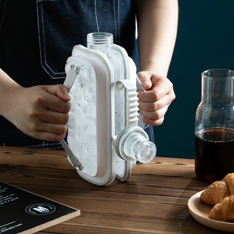 2-in-1 Ice Ball Maker Bottle