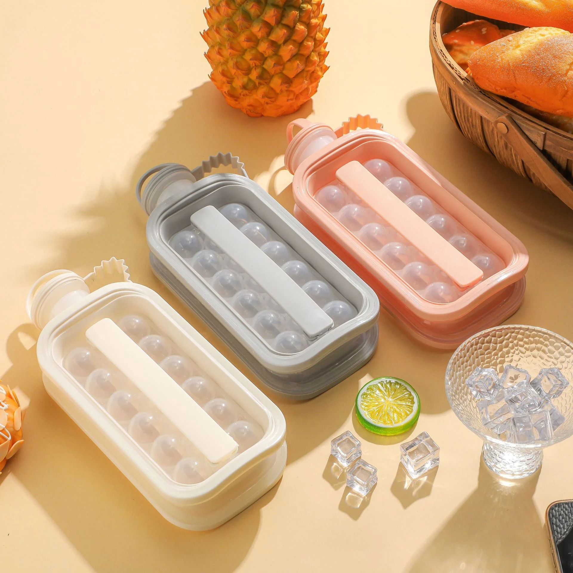 2-in-1 Ice Ball Maker Bottle