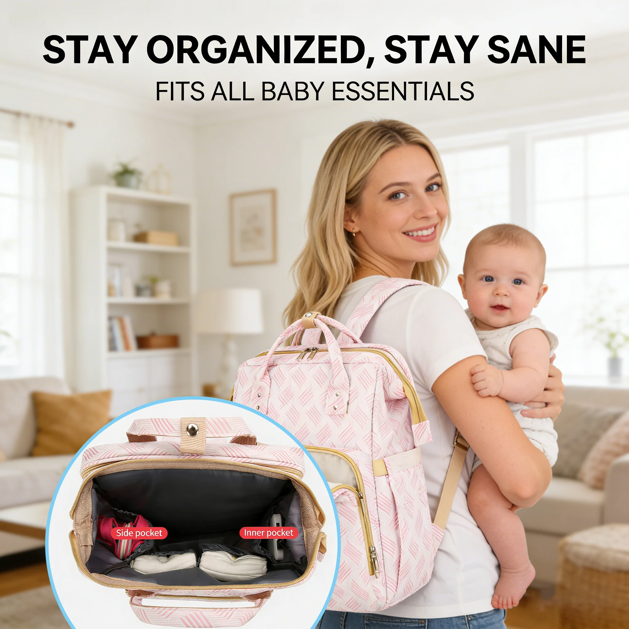 Large Lightweight Family Travel Bag