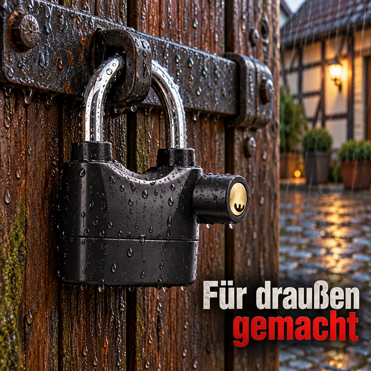 1 Stück Alarm-Vorhängeschloss