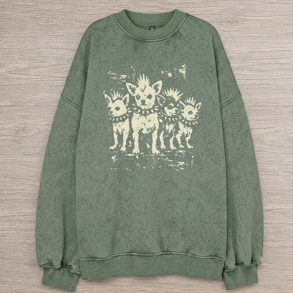 Vintage Punk Chihuahua T-shirt