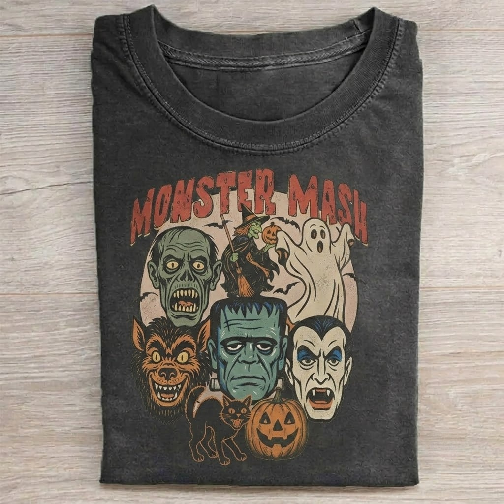 Retro Halloween Spooky Season T-shirt