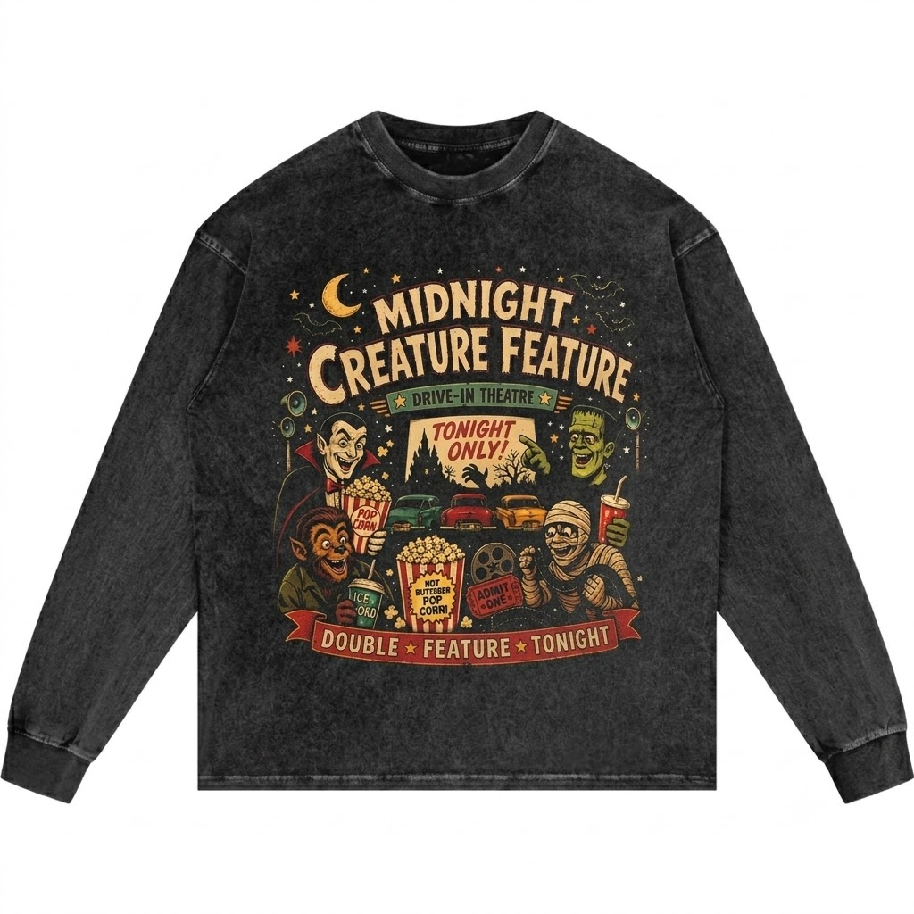 Midnight Creature Feature Sweatshirt