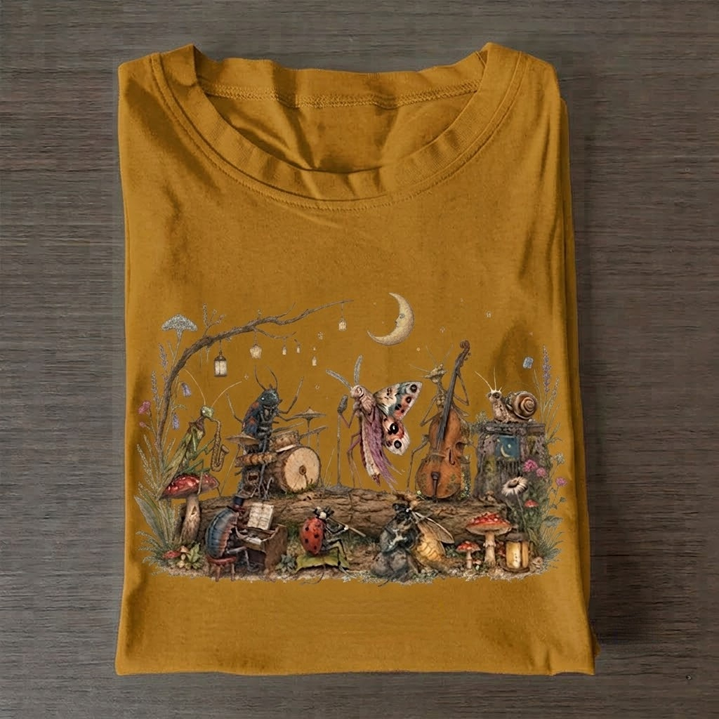 Vintage Insect Graphic T-shirt