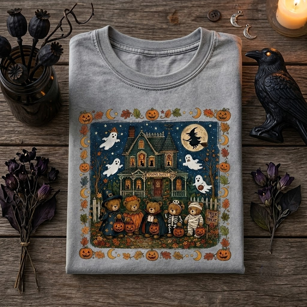“Trick or Treat” Halloween-themed T-shirt