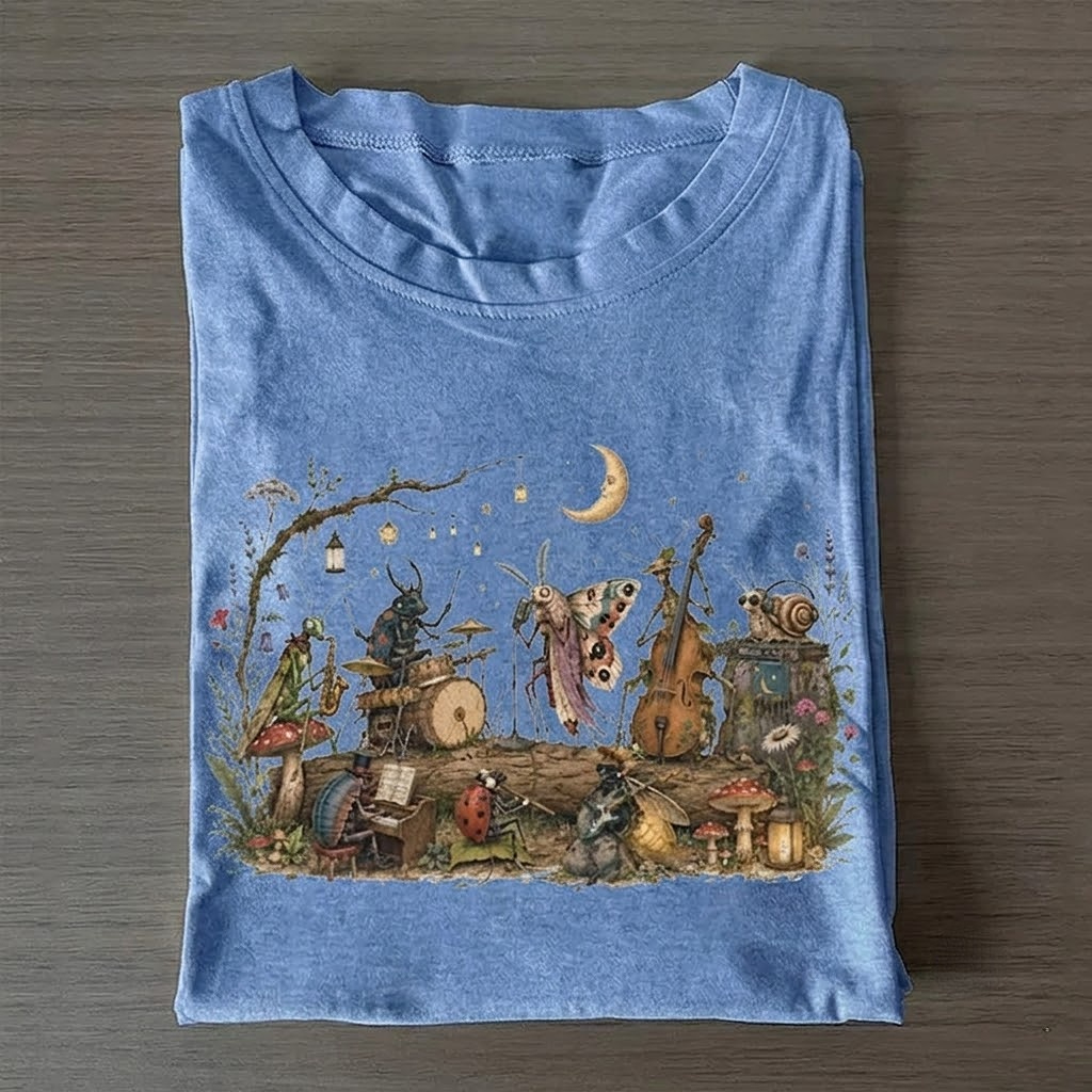 Vintage Insect Graphic T-shirt