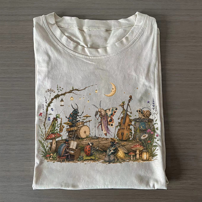 Vintage Insect Graphic T-shirt