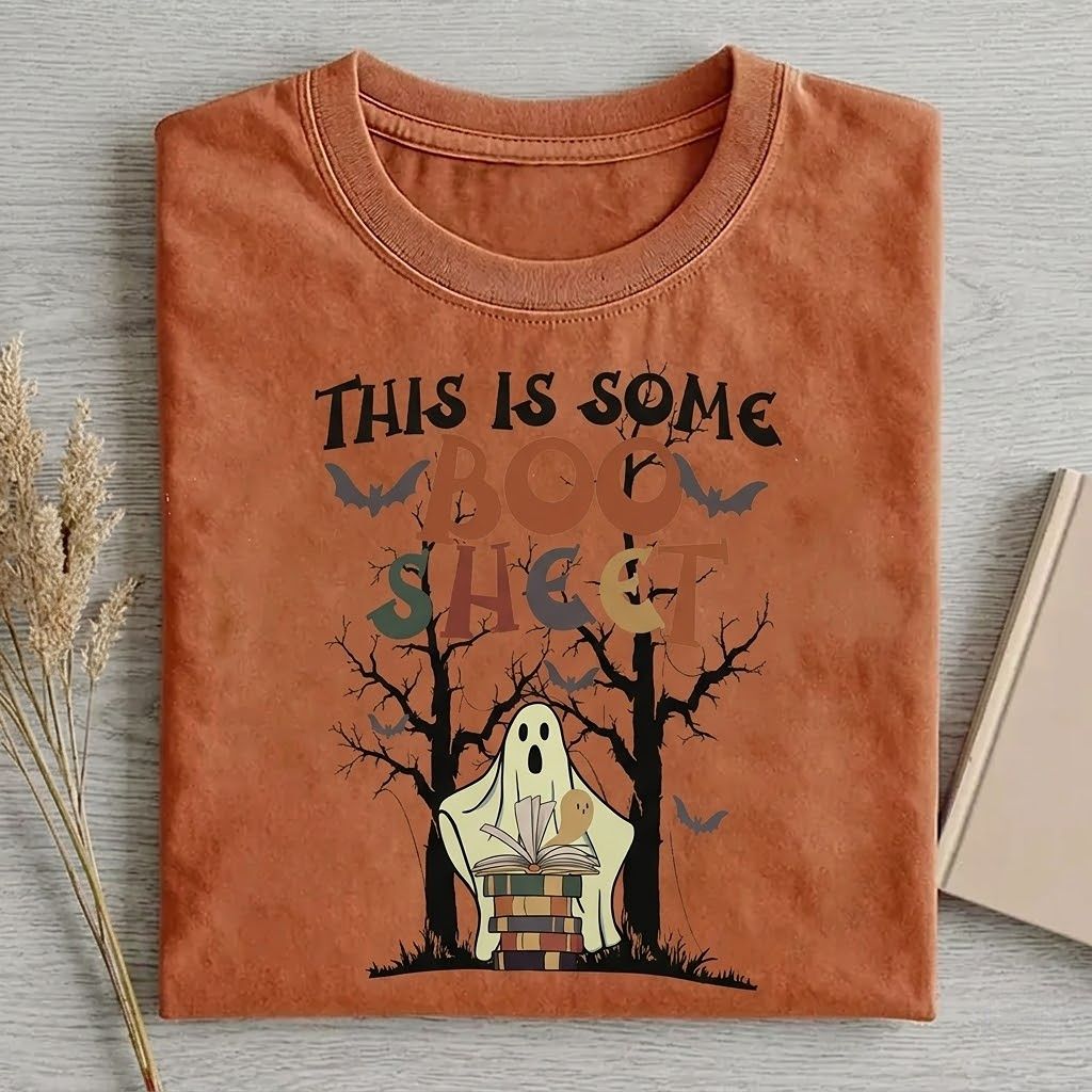 This Is Some Boo Sheet Ghost Halloween Costume Men Women Relaxed T-Shirt