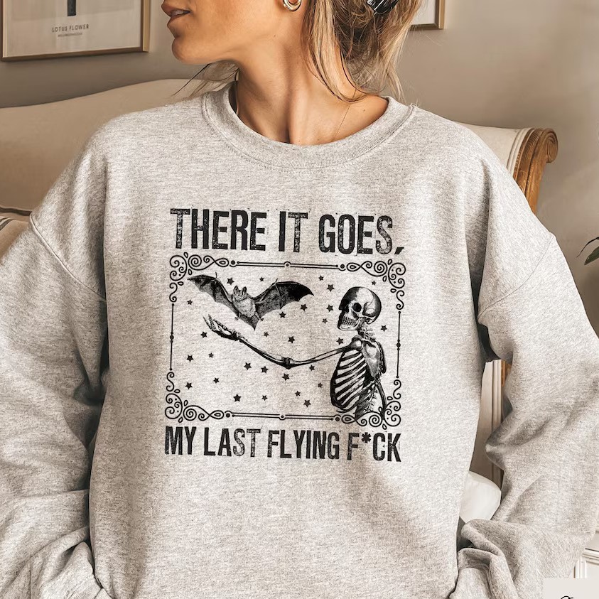Skeleton Bat Sweatshirt