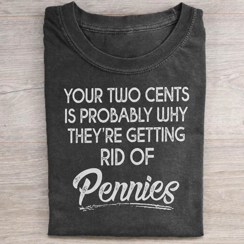 Your Two Cents Is Probably Why They're Getting Rid Of Pennies T-Shirt
