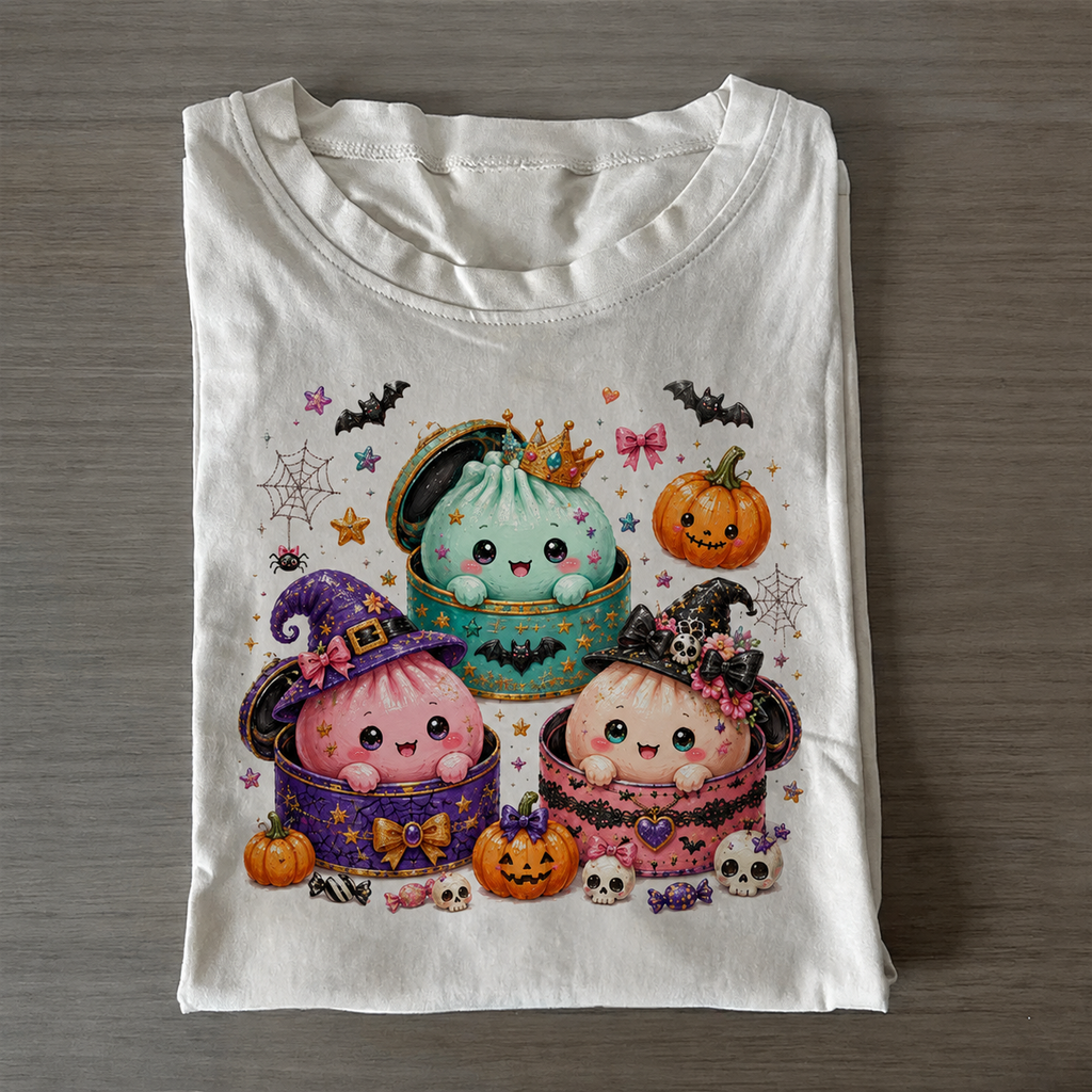 Kawaii Cute Halloween Dumpling T-Shirt