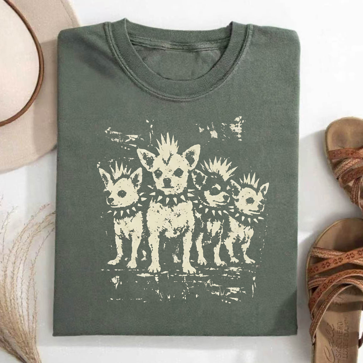 Vintage Punk Chihuahua T-shirt