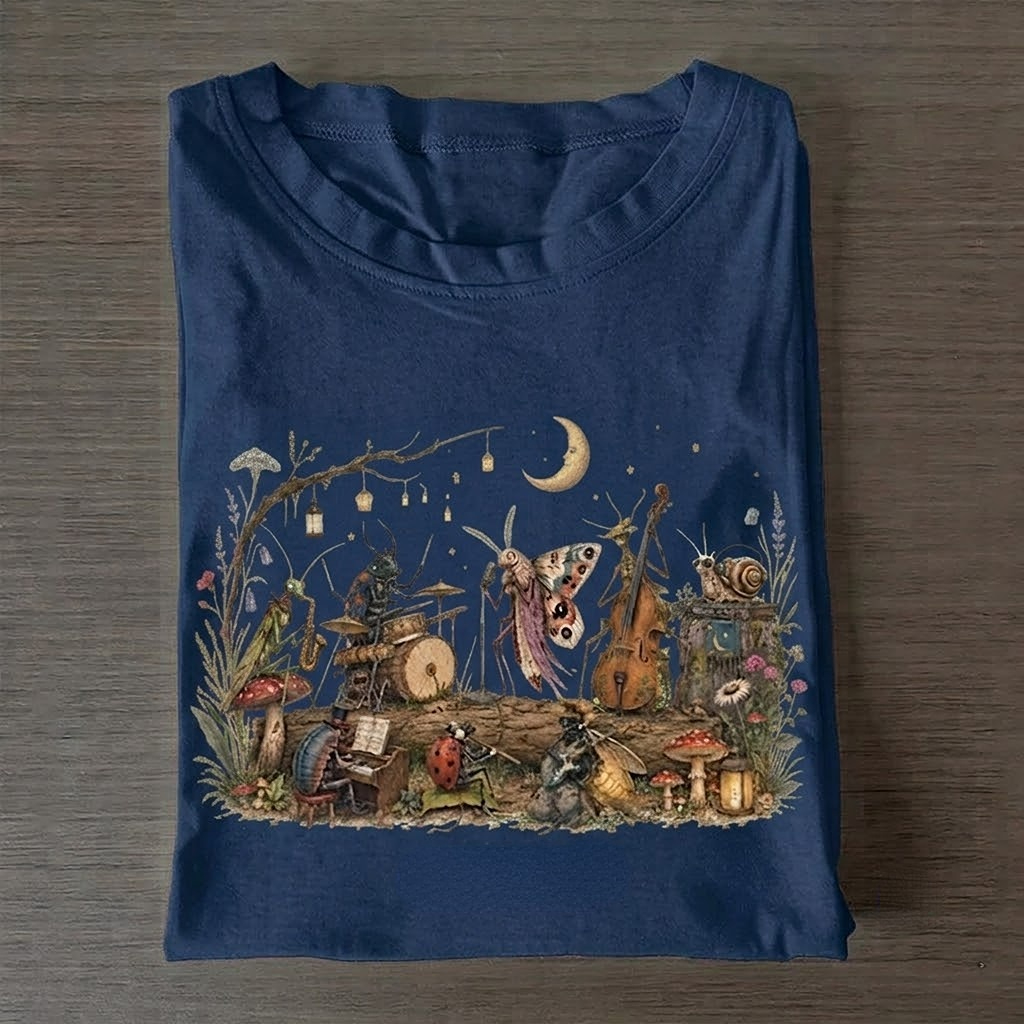 Vintage Insect Graphic T-shirt