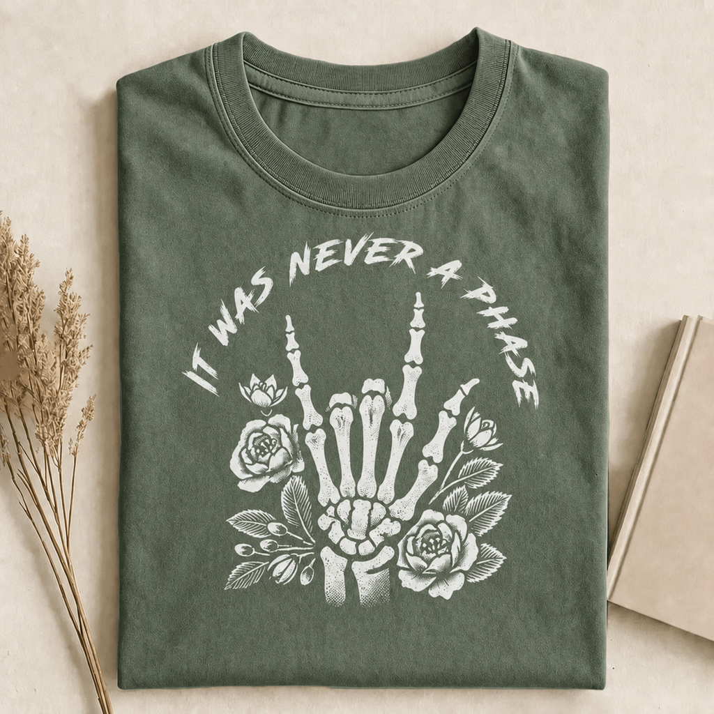 It Was Never A Phase Emo T-Shirt