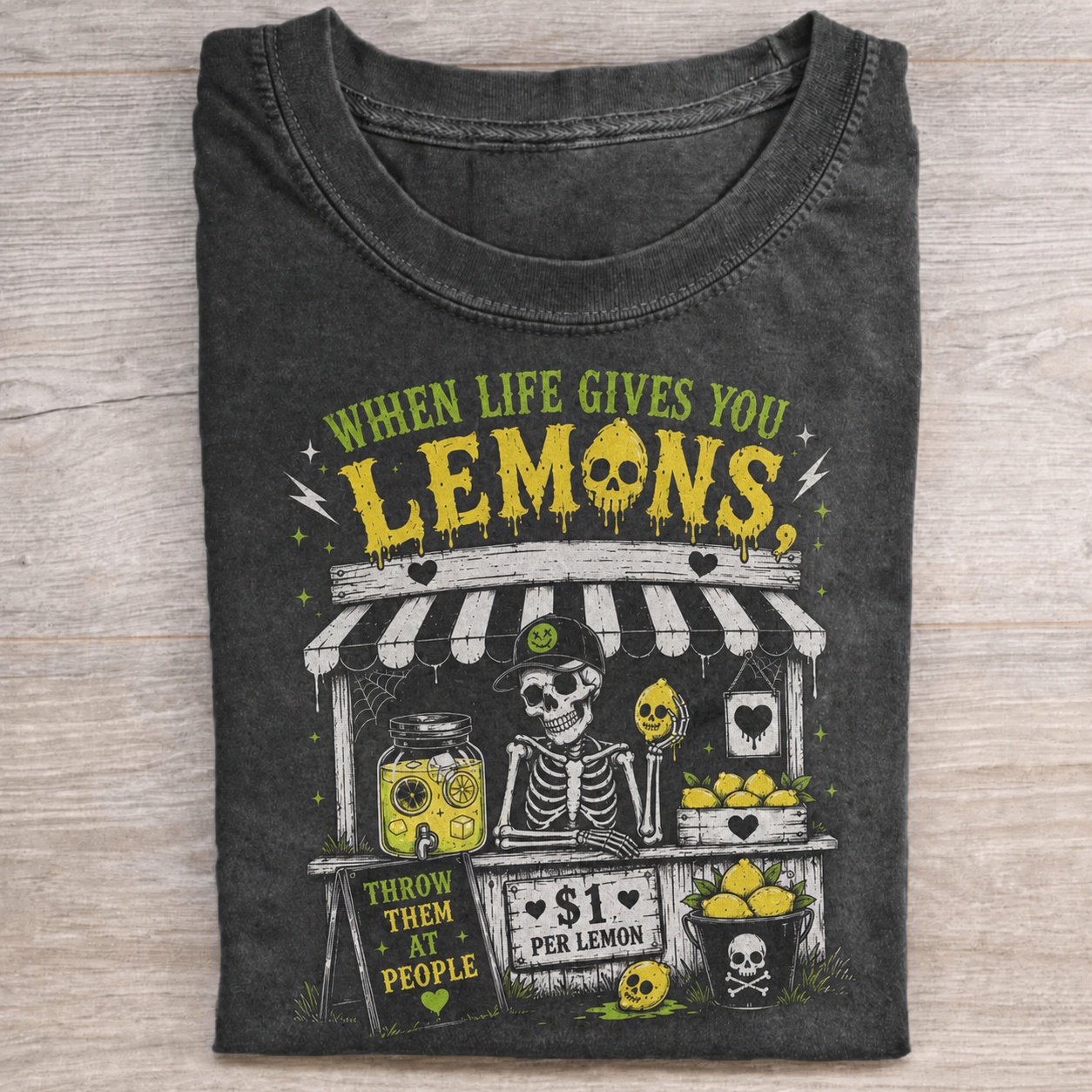 When Life Gives You Lemons Halloween T-Shirt