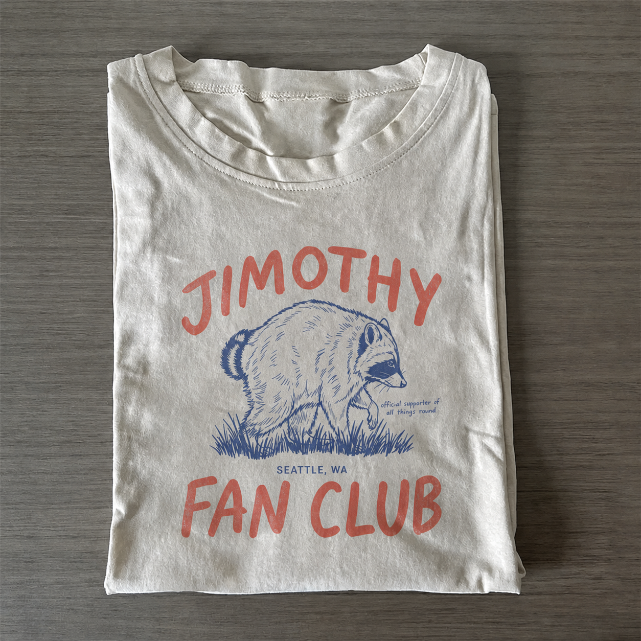 Jimothy Fan Club Raccoon T-Shirt