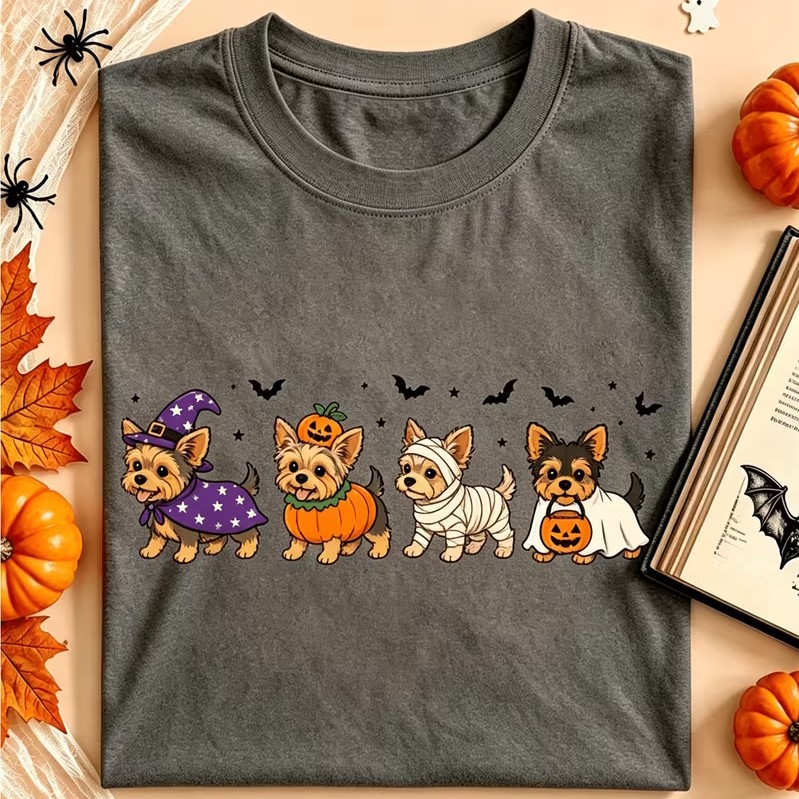 Cute Yorkie Halloween T-Shirt