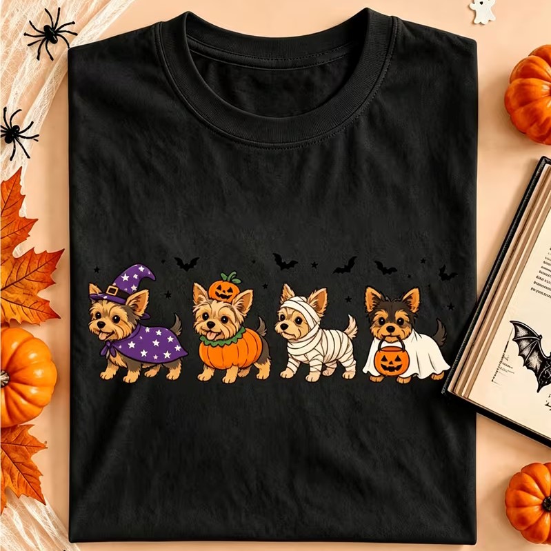 Cute Yorkie Halloween T-Shirt