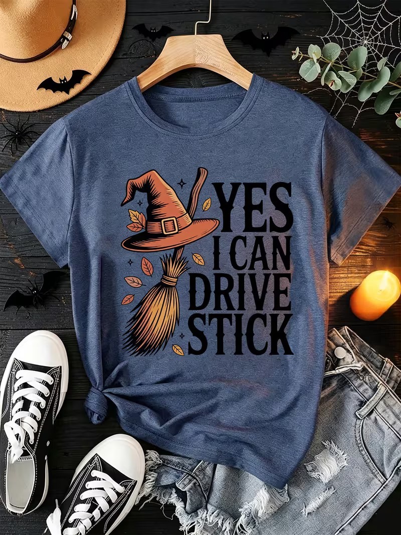 Yes I Can Drive Stick T Shirt