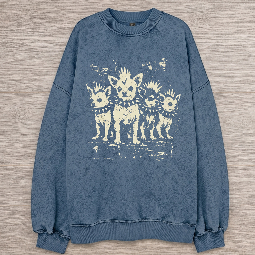 Vintage Punk Chihuahua T-shirt