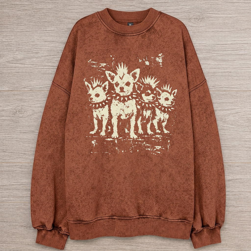 Vintage Punk Chihuahua T-shirt