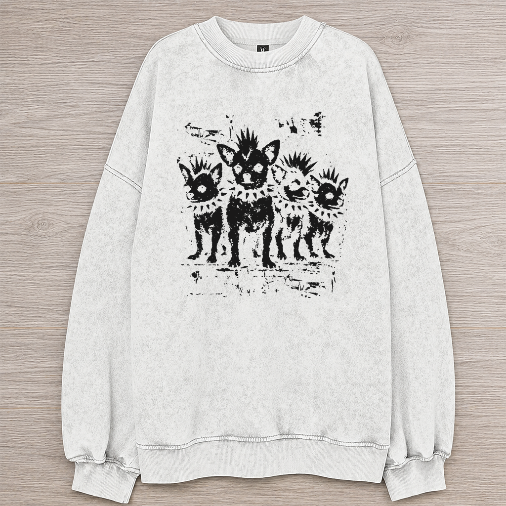 Vintage Punk Chihuahua T-shirt